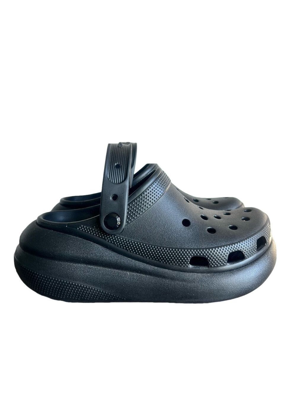 Crocs Mega Crush Black Unisex Clog Size 6 or 8 #B1876